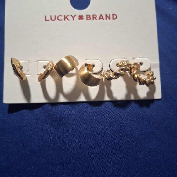 Lucky Brand Gold Earring Set - Picture 2 of 3